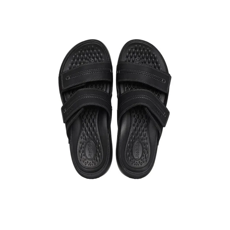 Crocs Slide Slippers Men's Black-2