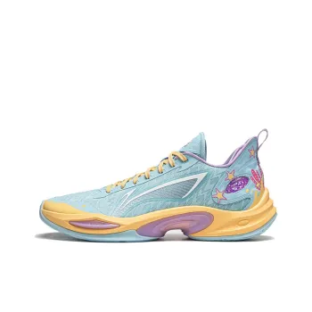 LINING Super Light 2024 Basketball Shoes Men Low Top Refreshing Blue