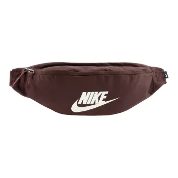 Nike Heritage Polyester Fanny Pack Unisex Burgundy