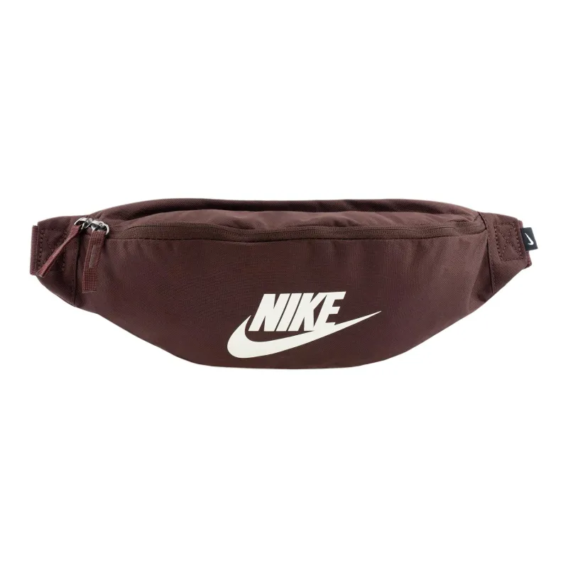 Nike Heritage Polyester Fanny Pack Unisex Burgundy-0