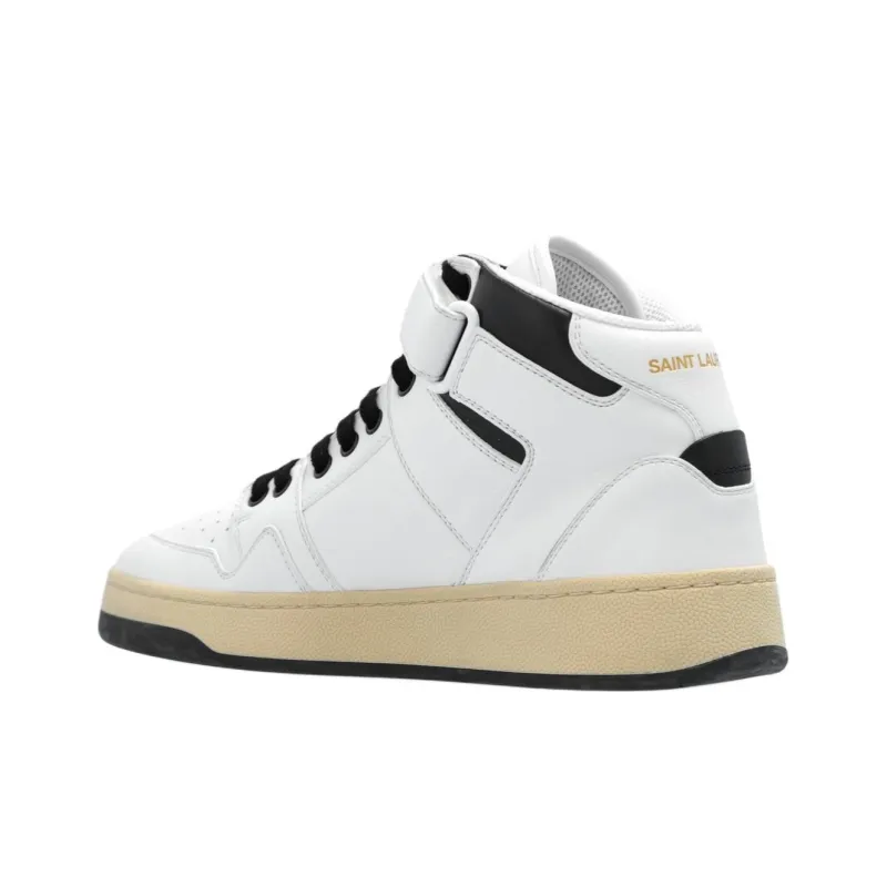 SAINT LAURENT LAX Leather Sneakers-3