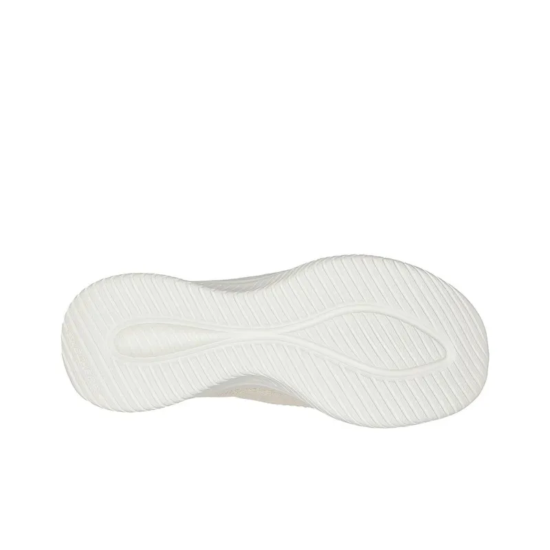 Skechers Ultra Flex 3.0 Casual Shoes Women's Low Top Beige/White-4