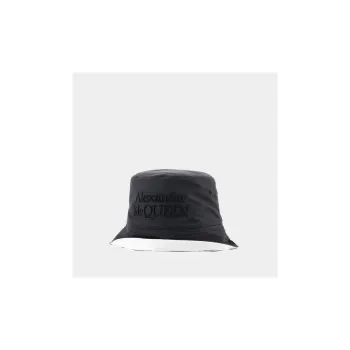 Alexander McQueen Polyester, Cotton Bucket Hats Men's Black