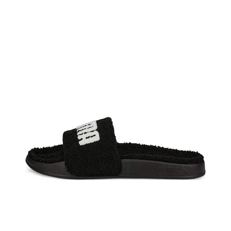 PUMA Leadcat 2.0 Sherpa Slide Black White-0