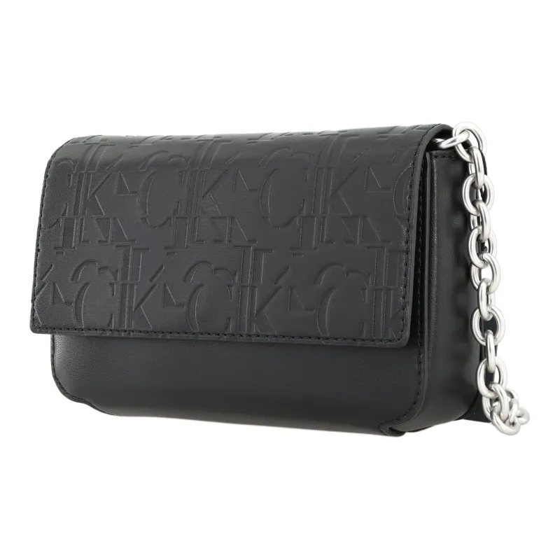 CALVIN KLEIN Cell Phone Pouch Shoulder Bag Medium Size Women's Black-1