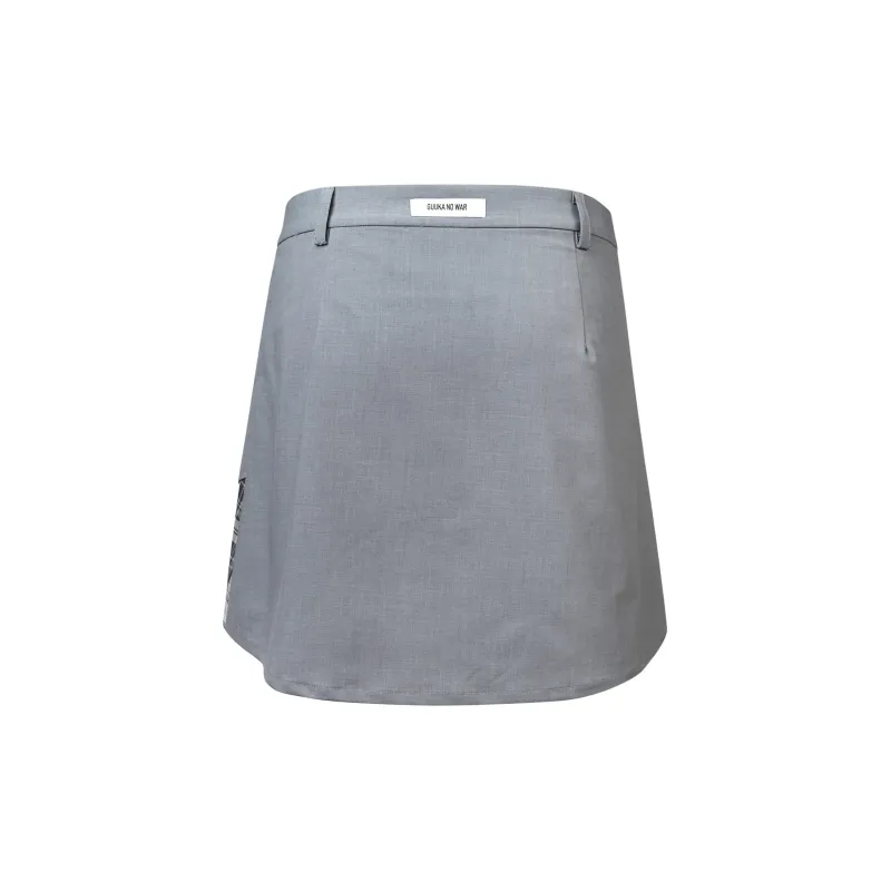 Guuka Hero Casual Short Skirts Women's Dusty Blue-1