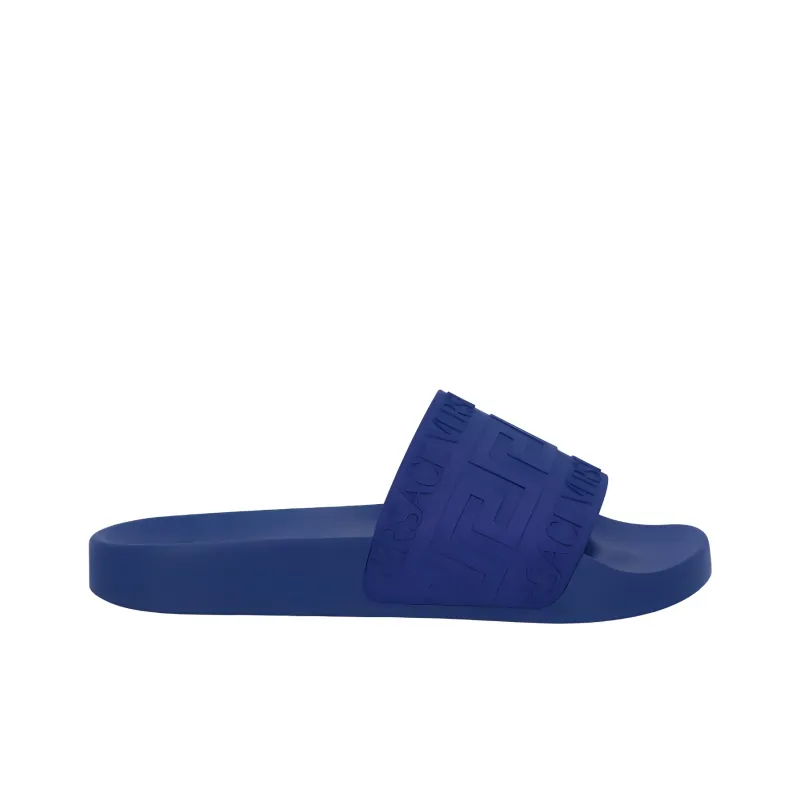 VERSACE Rubber Pool Slide Navy-1