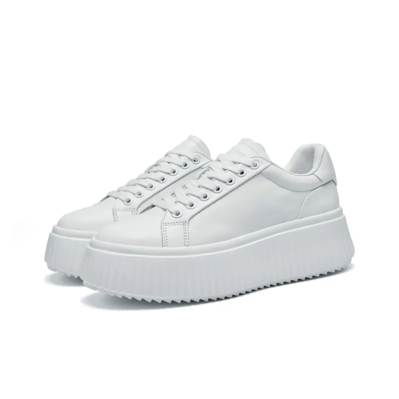 CHERYKALLY Height Increasing Lightweight Low-Top Skateboard Shoes 6cm Women's-1