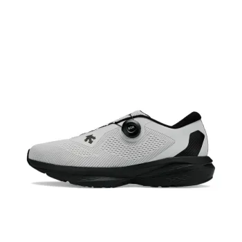 DESCENTE RUNNING Low Top Carbon Plate Running Shoes Men's Gray