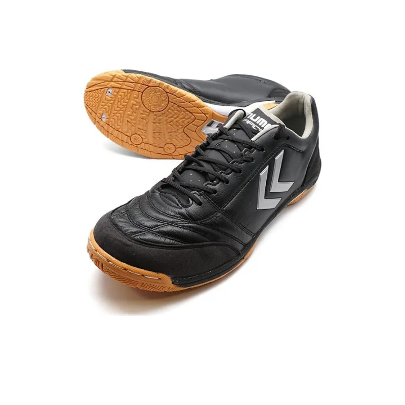 Hummel Apicale 5 PRO WIDE PG Cushioning Wear-Resistant Soccer Shoes Unisex Black-2