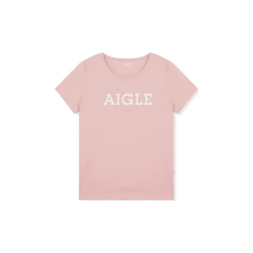 AIGLE T-Shirts Women's Deep Rosewood Pink