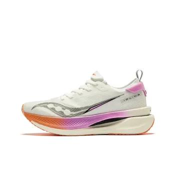 Saucony IDLING Cruise 2 Low Top Running Shoes White Purple