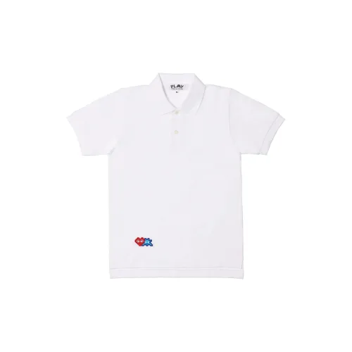 CDG Play Polo Shirts Women's White