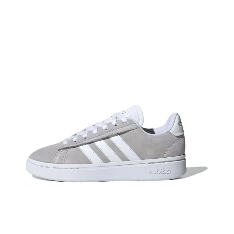 Adidas Grand Court Alpha Grey Cloud White Silver Metallic Women's-0
