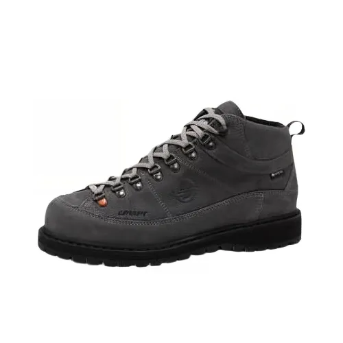 CRISPI Hiking / Trekking Shoes Unisex Mid-Top Black Gray