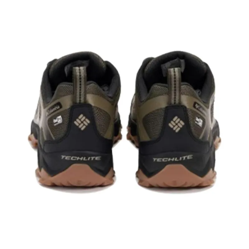 Columbia Cushioned Slip Resistant Low Top Trekking Shoes Men's Army Green-3