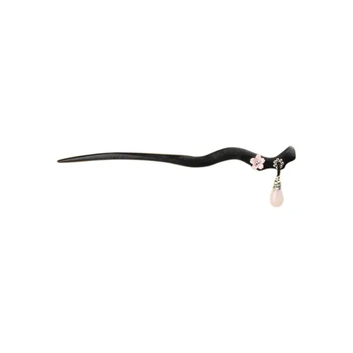 Kelanxi Wooden Hairpins Women's Black/Pink