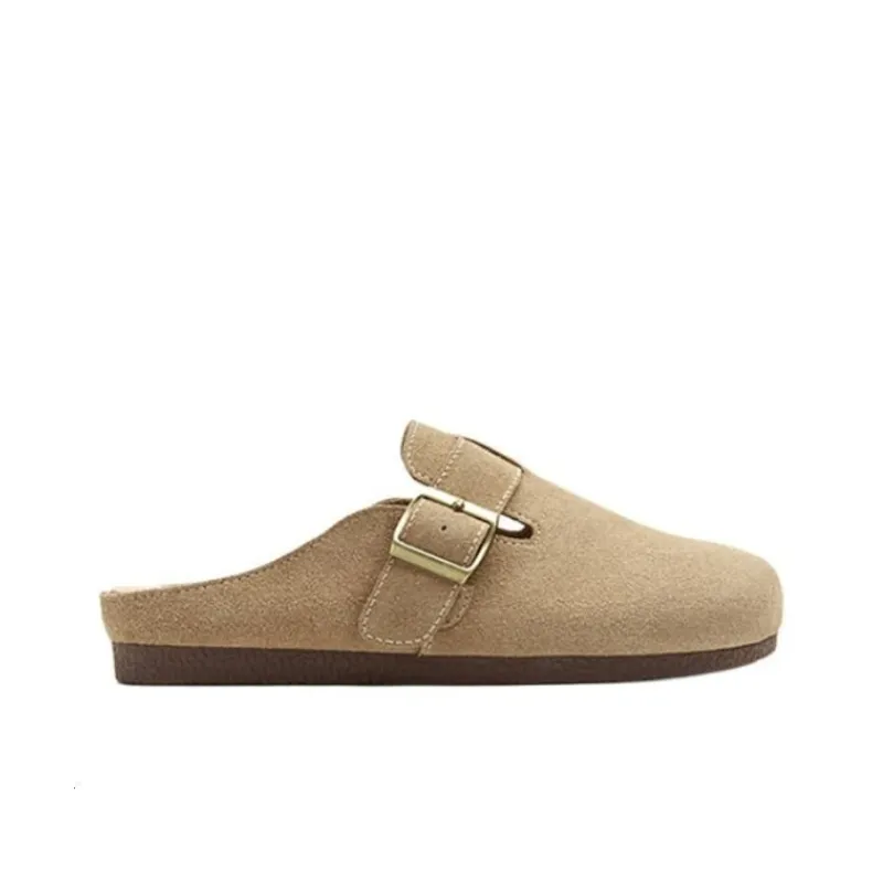 JOSINY Massage Antibacterial Quick Dry Wrap toe Slippers Women's Brown-1