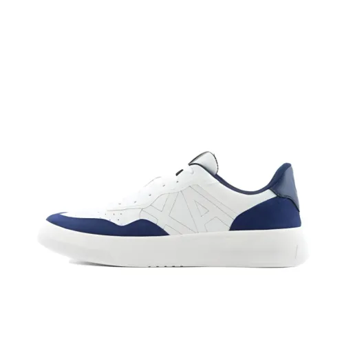 ARMANI EXCHANGE Skateboard Shoes Women's Low-Top Blue