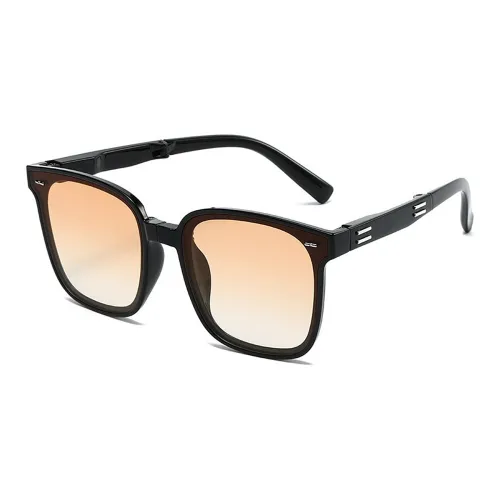 rectangle-frame tinted-lens sunglasses