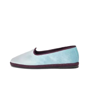 SCAROSSO Valentina Almond Toe Velvet Slippers Women's