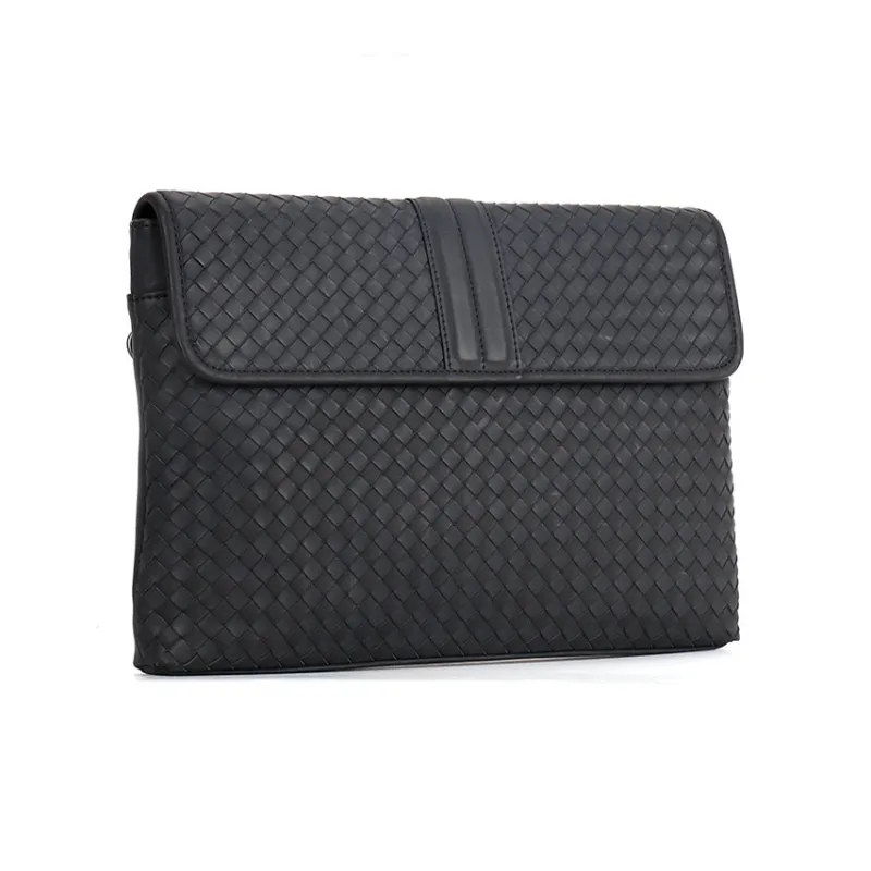 CMLZIUA Microfiber Synthetic Leather Clutch Regular Unisex Black-1