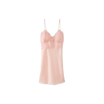 Lan Miao Nightgown Women's Shrimp Color
