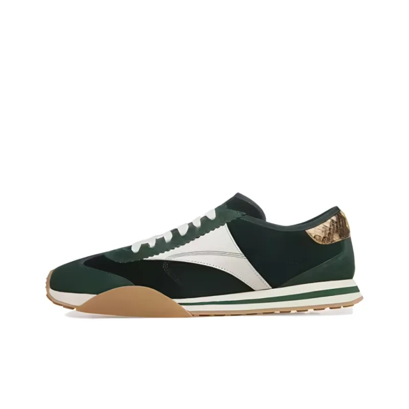 BALLY Low-Top Casual Shoes Men's White Green-0