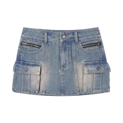 I'M ONE Denim Short Skirts Women's