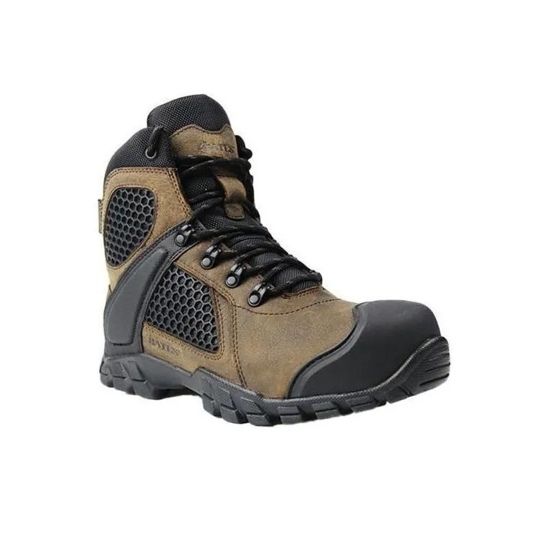 BATES Anti-Slip And Wear-Resistant Breathable High-Top Outdoor Shoes Men's Umber Black-1