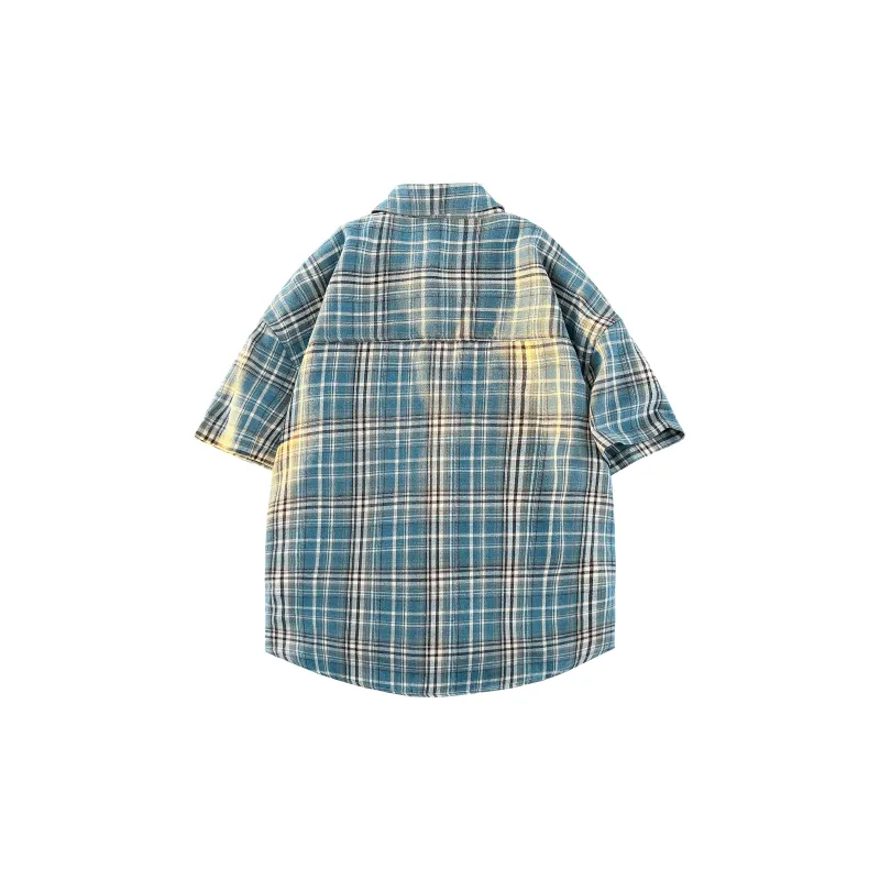 GNOMESHGH Shirt Unisex Black Plaid-11
