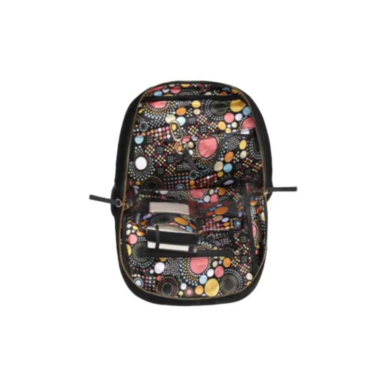 MOLESKINE Polyester Backpack Medium Size Women's Black-4