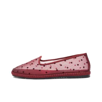 SCAROSSO Valentina Almond Toe Mesh Slippers Women's