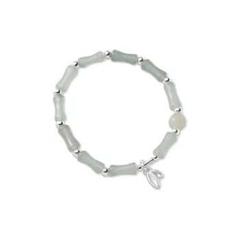 WANLIACC Alloy Bamboo Bracelet Women's