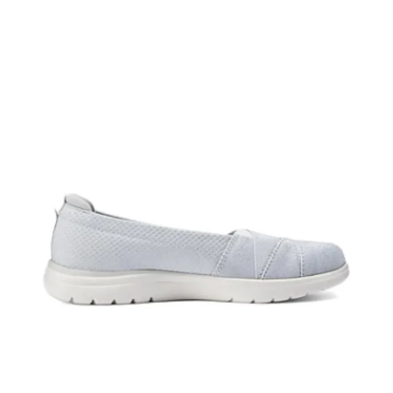 Skechers On The GO Fle Shock Absorbers With Slip Resistant Features Low Top Casual Shoes Women's Light Gray-1