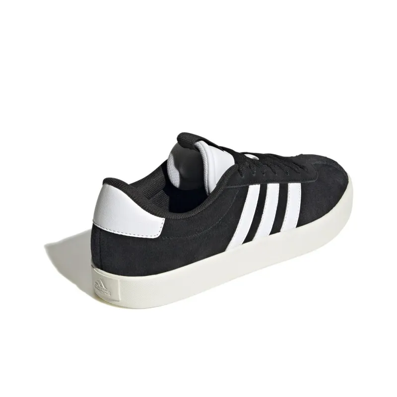 Adidas Vl Court 3.0 Core Black Cloud White Gold Metallic Women's-4