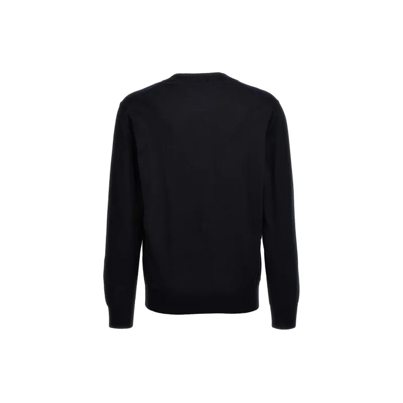 A.P.C Logo Embroidered Knit Jumper-1