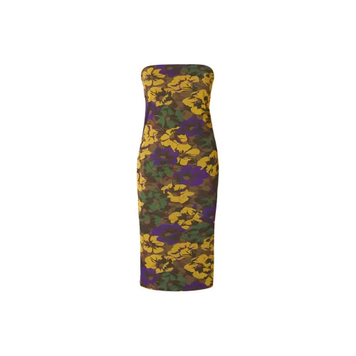 SAINT LAURENT Sleeveless Dresses Women's Multicolor