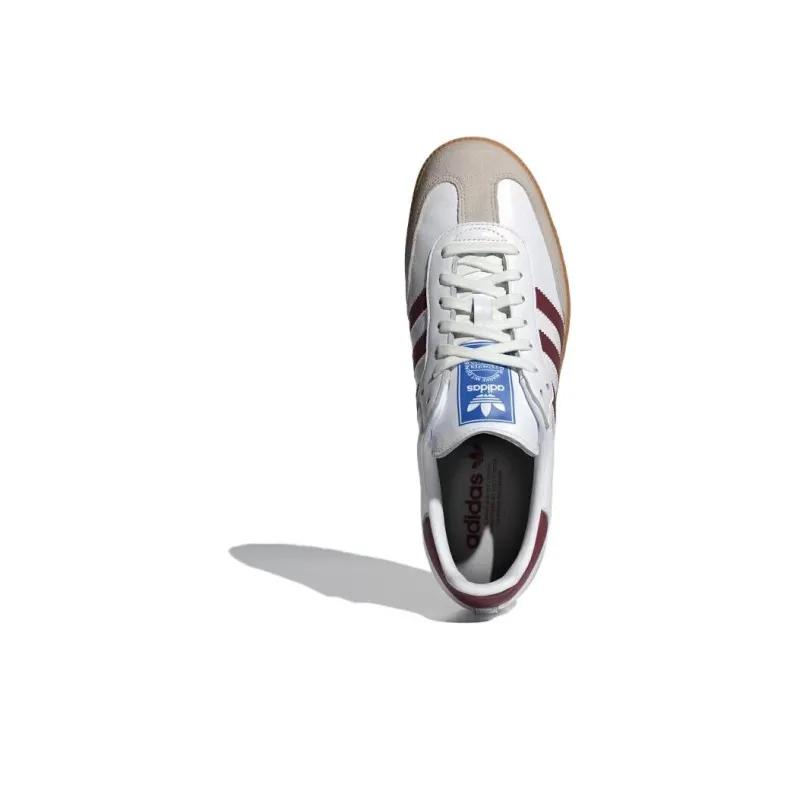 Adidas Samba Og White Burgundy Gum-3