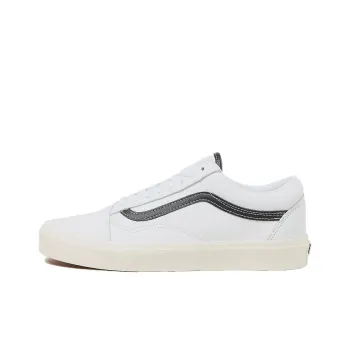 Old Skool Vans 'White Black Leather'
