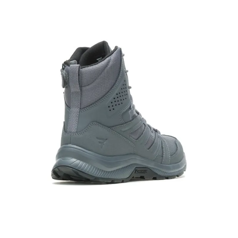 BATES Cushioning Anti-Slip And Wear-Resistant High-Top Outdoor Shoes Men's Gray-3