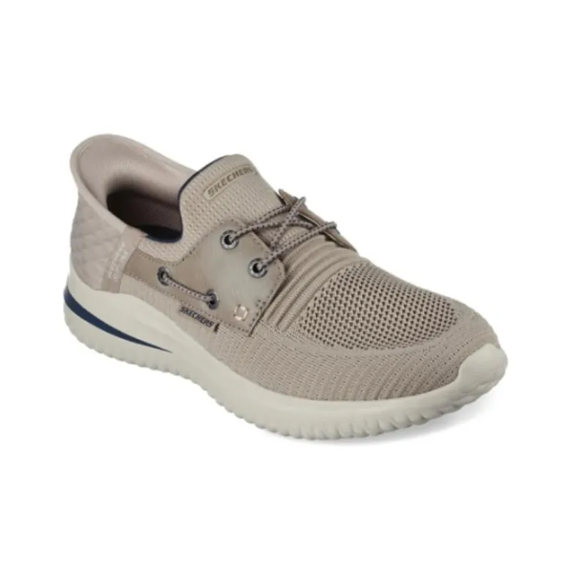 Skechers Hands Free Slip Ins Cushioning Abrasion Resistant Lightweight Low Top Casual Shoes Men's Taupe-2