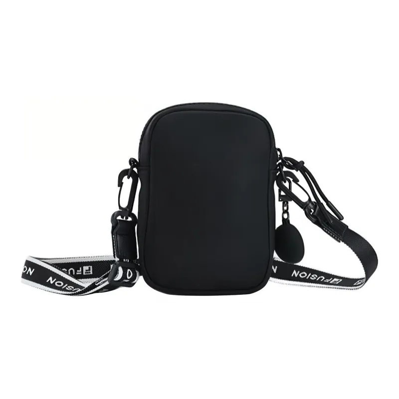 FILA FUSION Fabric Sling Bag, Shoulder Bag, Crossbody Bag Extra Small Unisex Black-3