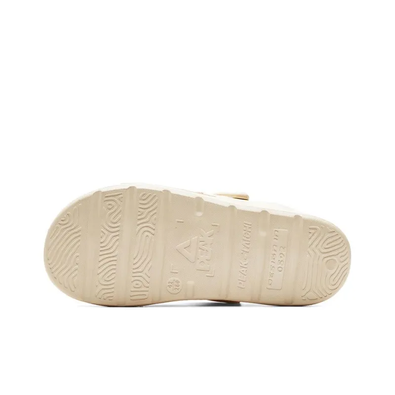 PEAK Slide Slippers Men's Beige Red-4