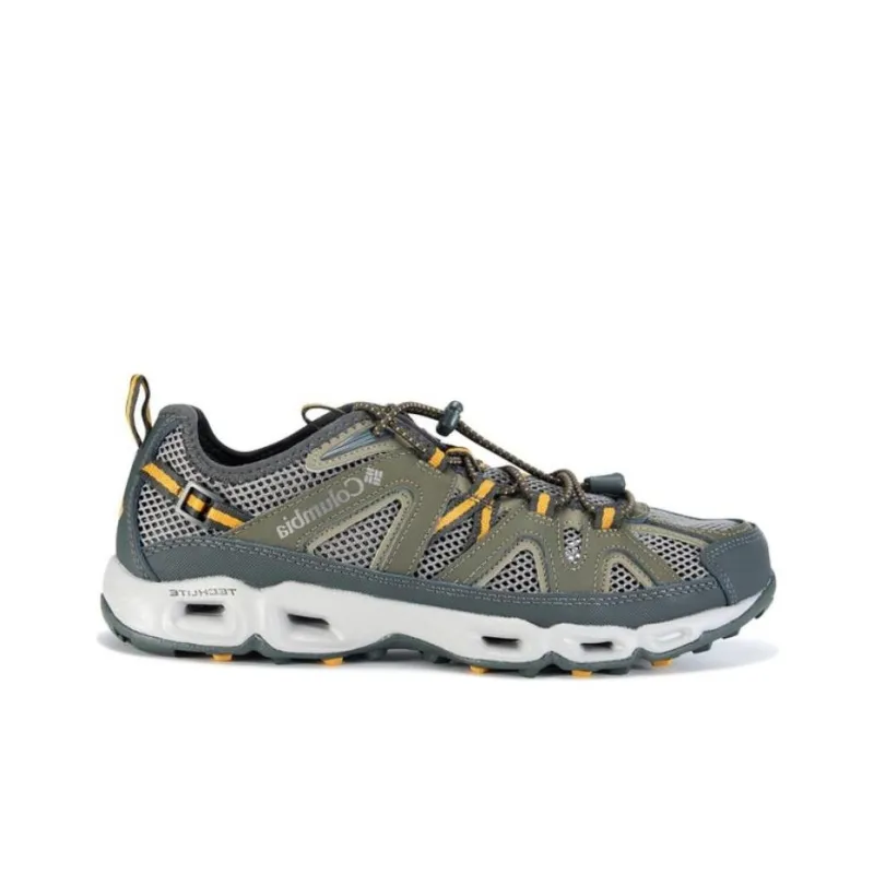 Columbia CREEL Cushioning, Wear Resistant Low Top Outdoor Shoes Men's Green Gray-1