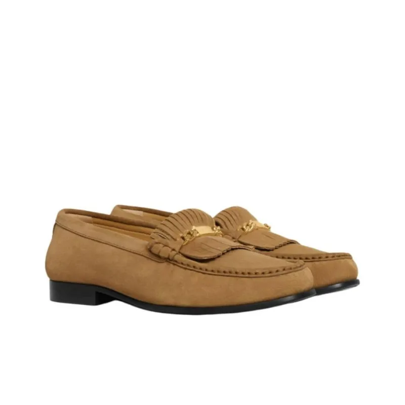 CELINE Loafers 1.5cm Women's Brown-2