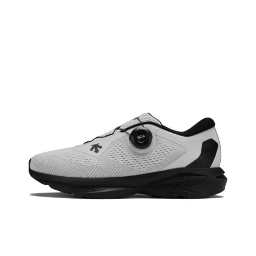 DESCENTE RUNNING Durable Breathable Low Top Running Shoes Women's Gray Black
