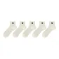 5 Pack, White