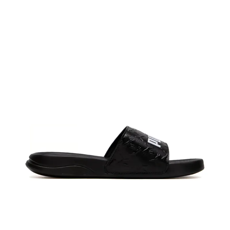 PUMA Popcat 20 Superlogo Slides 'Black White'-1