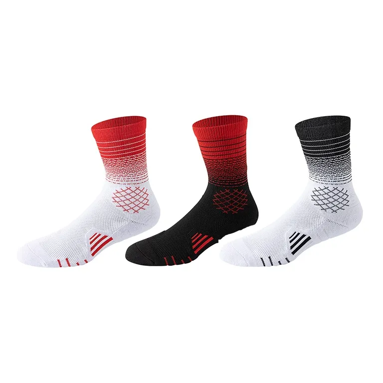MANCHU Basketball Socks Men's 3 Pack-7